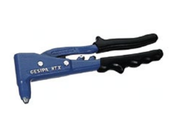 Nitownica ręczna GESIPA NT X, do gwoździ o średnicy do 5 mm (alu) i 4 mm (stal nierdzewna)