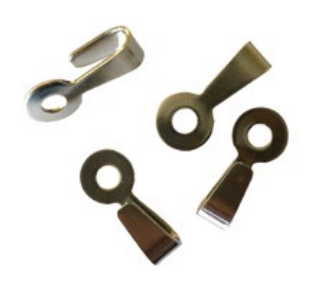 Hak ze stali nierdzewnej, średnica otworu 4,2 mm, 1000 sztuk