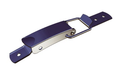 Hak zamykający ze stali nierdzewnej A2 do zamka koronkowego 2/55/60 - 2/55/60 F, 100 sztuk