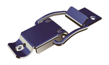 Talix Zamek kapturowy 2/50, stal nierdzewna V2A, średnica otworu 4,0 mm, 100 sztuk