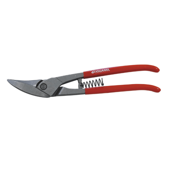Nożyce do blachy ze sprężyną, lewe, 280 mm, CBIG