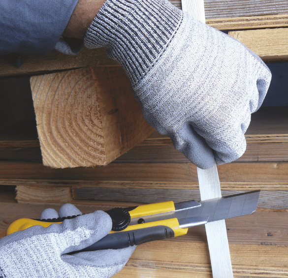Nóż dwumateriałowy 25 mm z ostrzem prostym i trapezowym, CUT252L