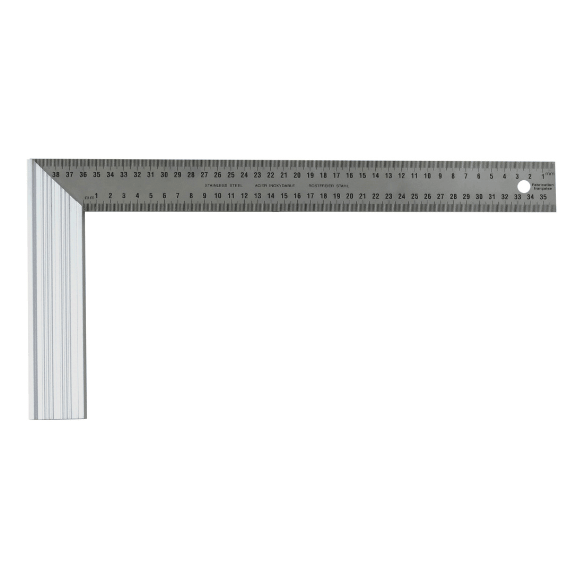 Kątownik stolarski aluminiowy 400 mm, EQDO