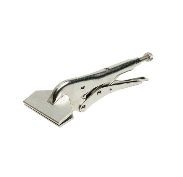 Szczypce zaciskowe z płaskimi szczękami, szer. 75 mm, głęb. 45 mm, PEBP-75