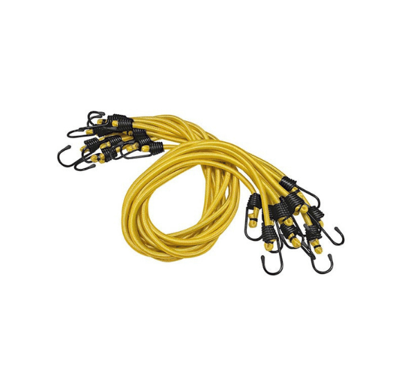 Zestaw 10 gum mocujących z hakami, 1 m, śr. 10 mm, SW1